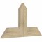 Ekena Millwork Portland Rough Sawn Timber Gable Bracket, Douglas Fir, 36"W x 21"H x 2"D x 6"F, 14/12 Pitch GBW036X21X0206POR00RDF - alternate 2